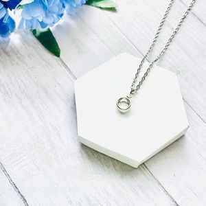 April Swarovski Crystal Necklace, Diamond Swarovski Crystal, Handmade